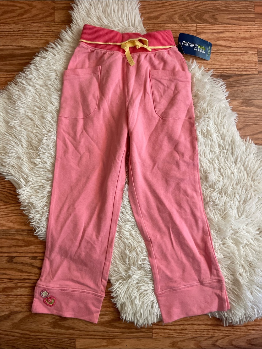 NWT Girls Pink Genuine Kids from Oshkosh Pants 5T
